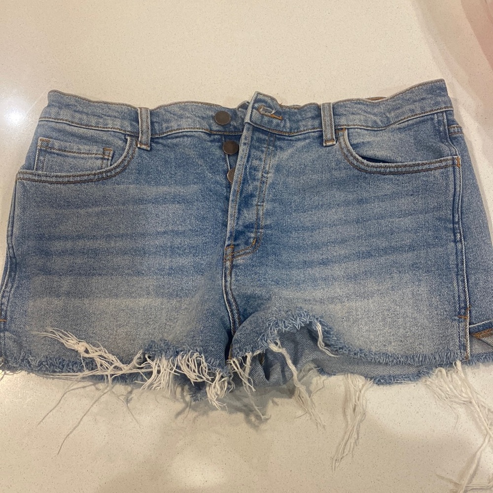 Denim shorts